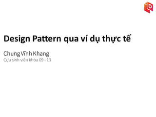 Design Pattern qua ví dụ thực tế | PDF