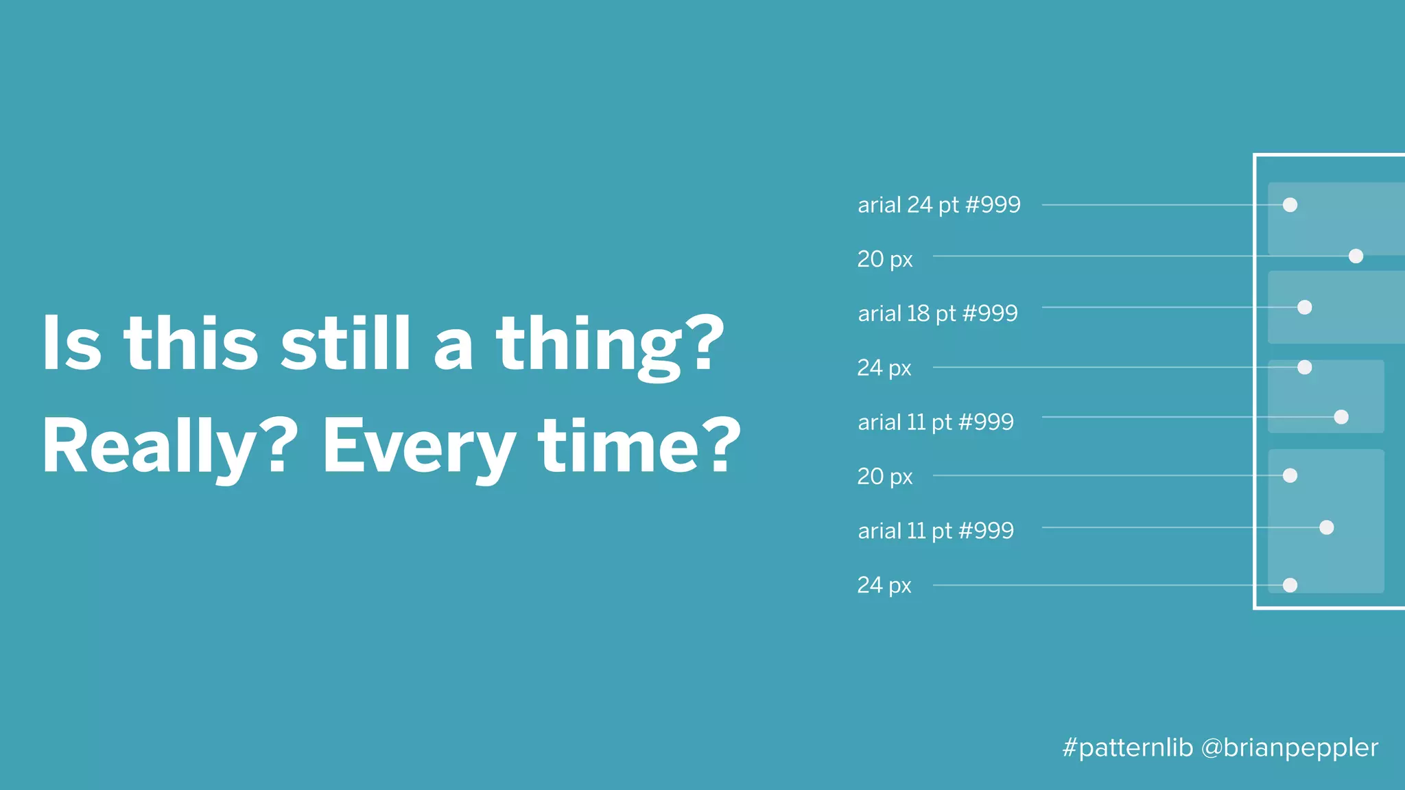 Collaboration
#patternlib @brianpeppler
 