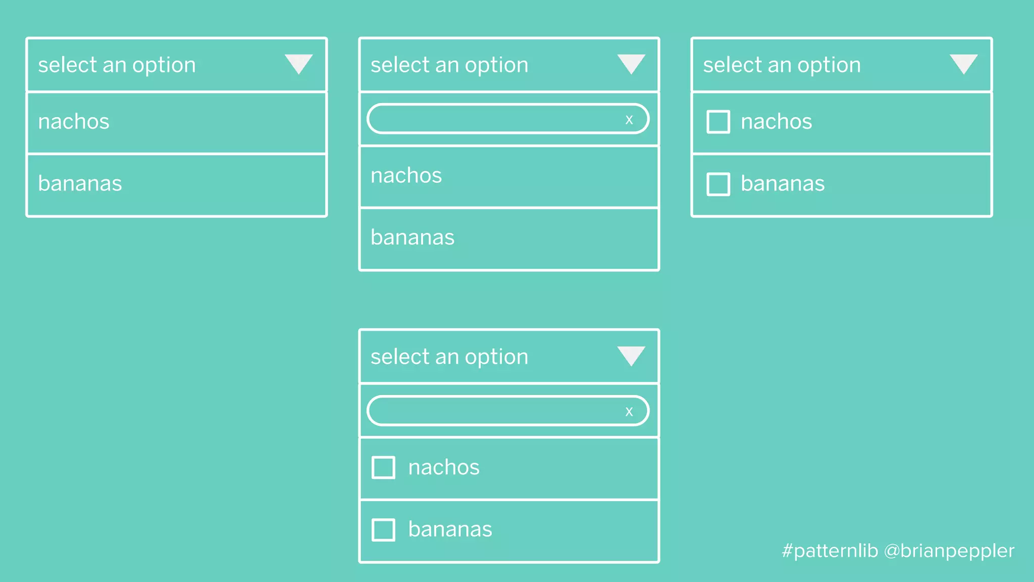 Accept Variations
#patternlib @brianpeppler
 