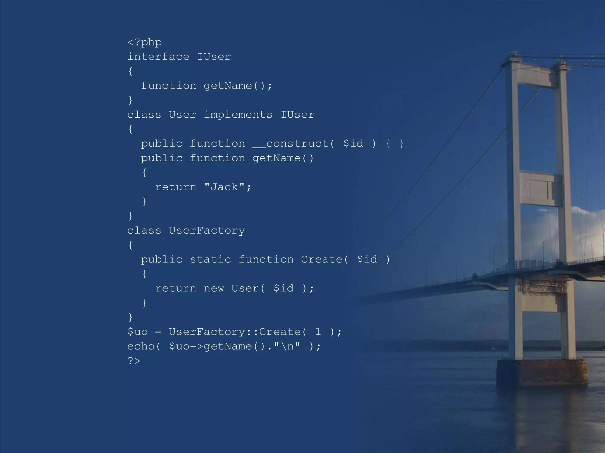 Design Patterns in PHP