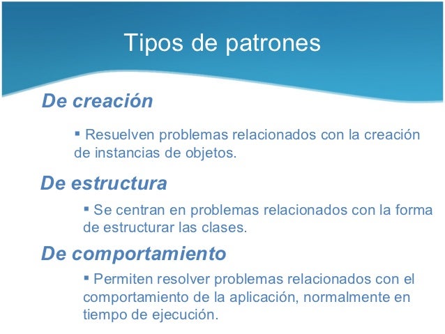 Patrones de diseño de software