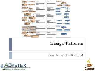 Design Patterns

Présenté par Eric TOGUEM
 