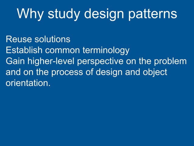 Design patterns | PPT