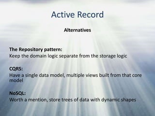 Design patterns - The Good, the Bad, and the Anti-Pattern | PPTX