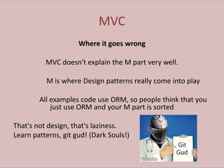 Design patterns - The Good, the Bad, and the Anti-Pattern | PPTX