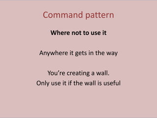 Design patterns -  The Good, the Bad, and the Anti-Pattern