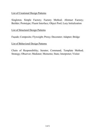 Introduction to Design Patterns | PDF