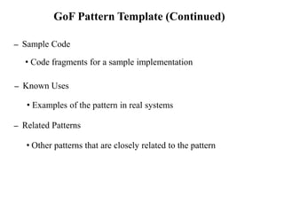Design Patterns.ppt | Programming Languages | Computing