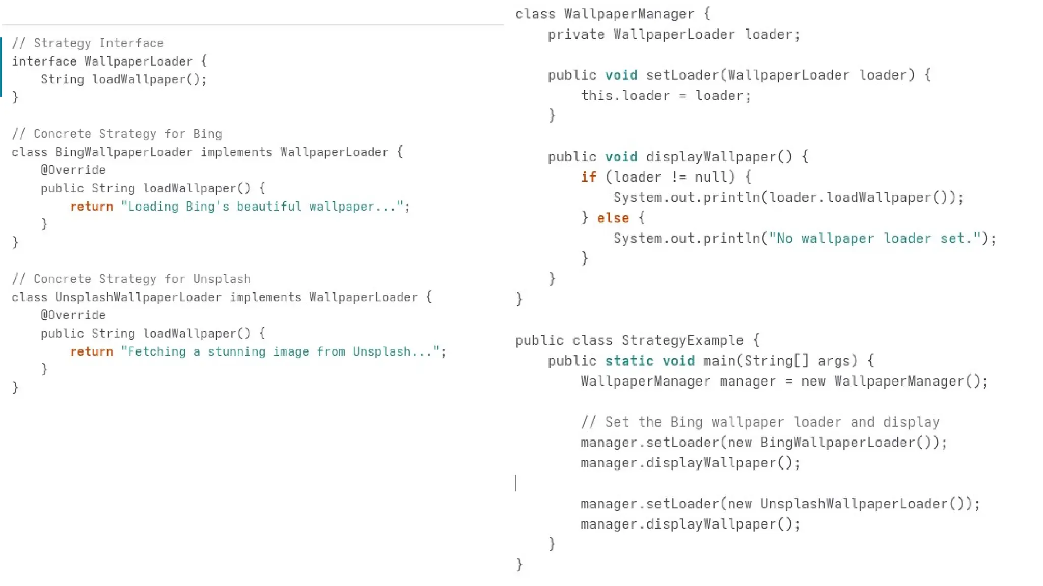 Strategy Pattern
 