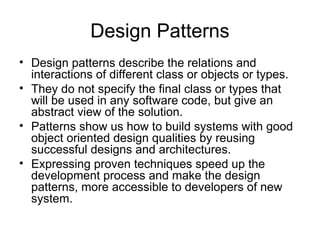 Design Pattern Relations designpatterns structural,functional,behavioral..ppt