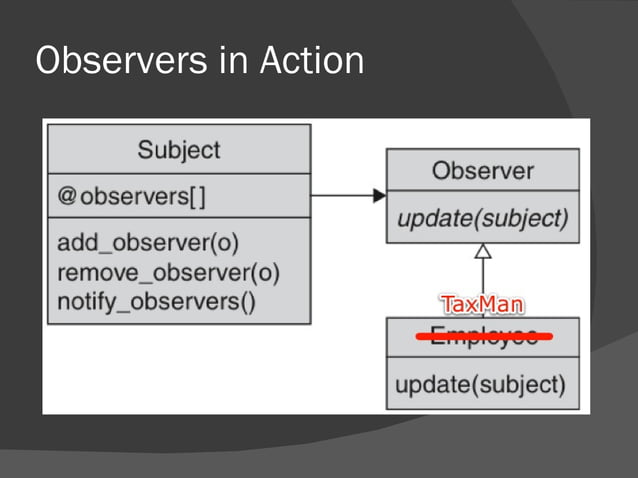 Design patterns 4 - observer pattern | PPT