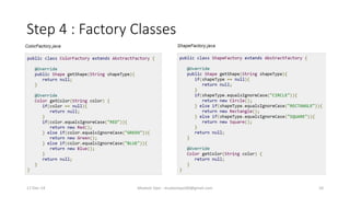 Step 4 : Factory Classes
17-Dec-14 Mudasir Qazi - mudasirqazi00@gmail.com 10
 