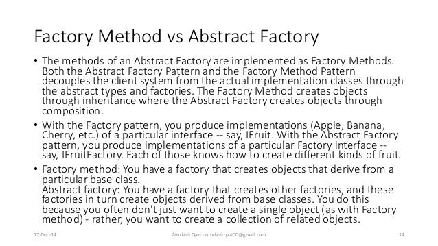 Factory Vs Abstract Factory Design Pattern In Net Factory Vs Abstract Factory Design Pattern In Net