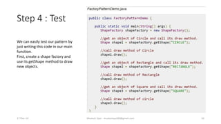 Design Pattern - Factory Method Pattern | PPTX