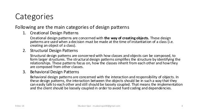 Design Pattern - Introduction