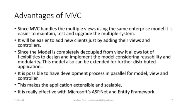 Design Pattern - MVC, MVP and MVVM | PPTX | Web Development | Internet