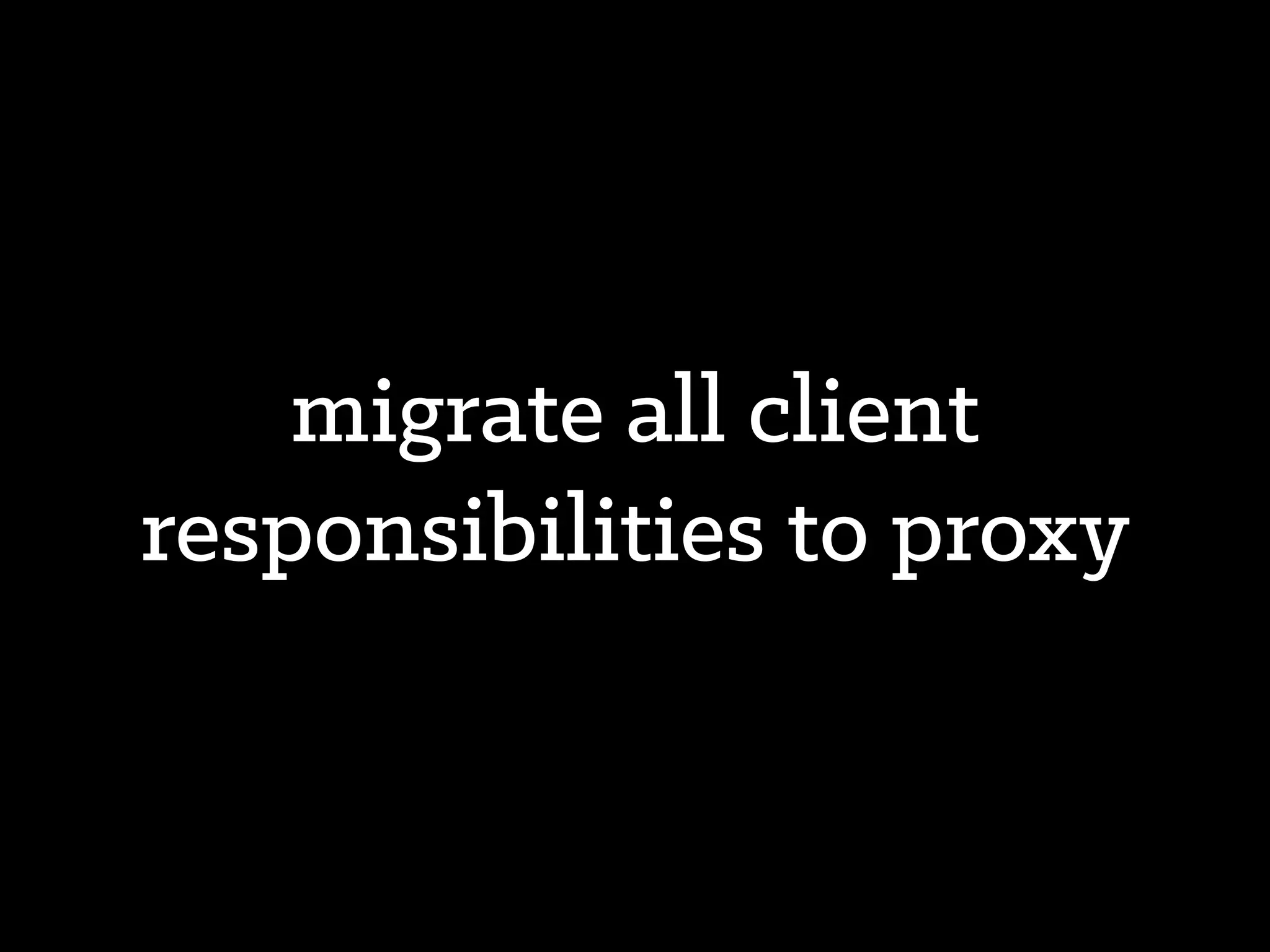 implementation
considerations
 