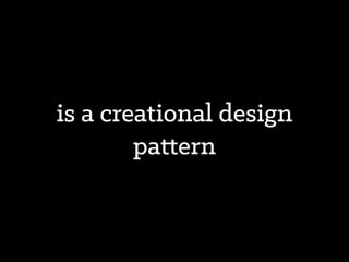 is a structural pattern
 