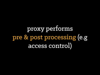 communicate to
representative — proxy
 