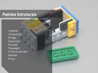 Padrões Estruturais


   Adapter
   Composite
   Bridge
   Decorator
   Facade
   Flyweight
   Front Controller
   Module
   Proxy
 