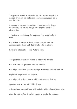 Design PatternsEECS 3311Song Wang[email protected]ee | DOCX