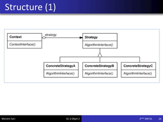 Structure (1)
24Meriem Sari GL à Objet 2 2eme AM GL
 