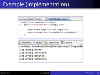 Exemple (Implémentation)
40Meriem Sari GL à Objet 2 2eme AM GL
 