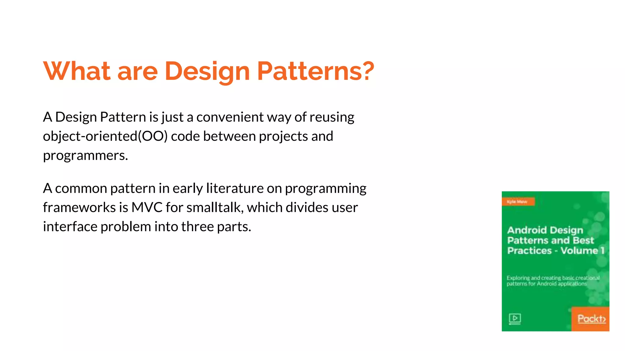 Design patterns in android | PPT