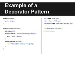 Design patterns in PHP | PPT