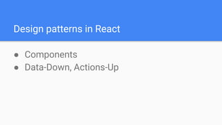 Design Patterns in React | PPT