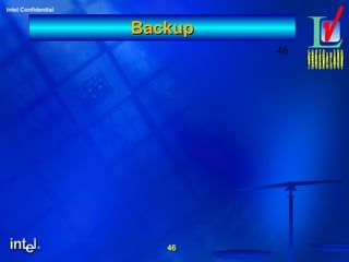 46
Intel Confidential
46
BackupBackup
 