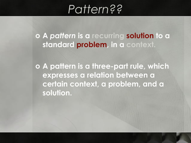 Design patterns ppt | PPT