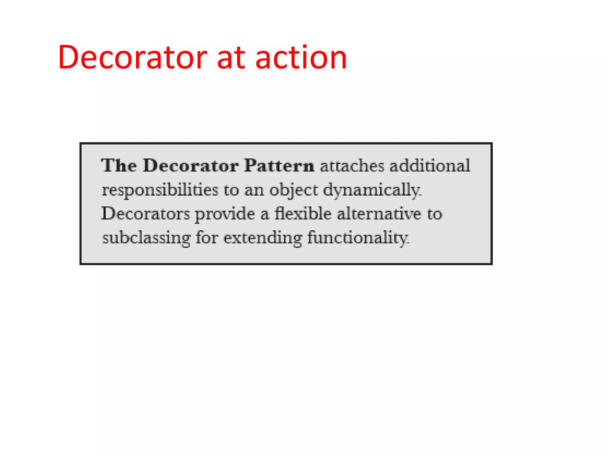 Decorator at action
 