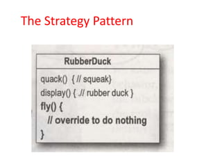 The Strategy Pattern
 