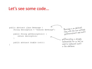 Let’s see some code…
 