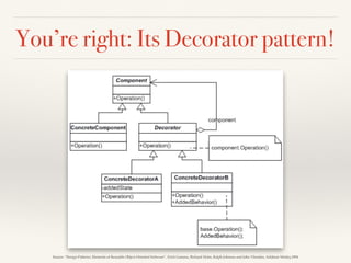Design patterns through refactoring | PDF