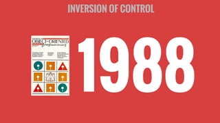 INVERSION OF CONTROL

1988

 