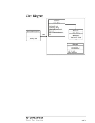 Class Diagram

TUTORIALS POINT
Simply Easy Learning

Page 91

 