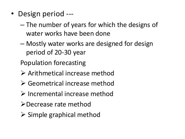 Design Period