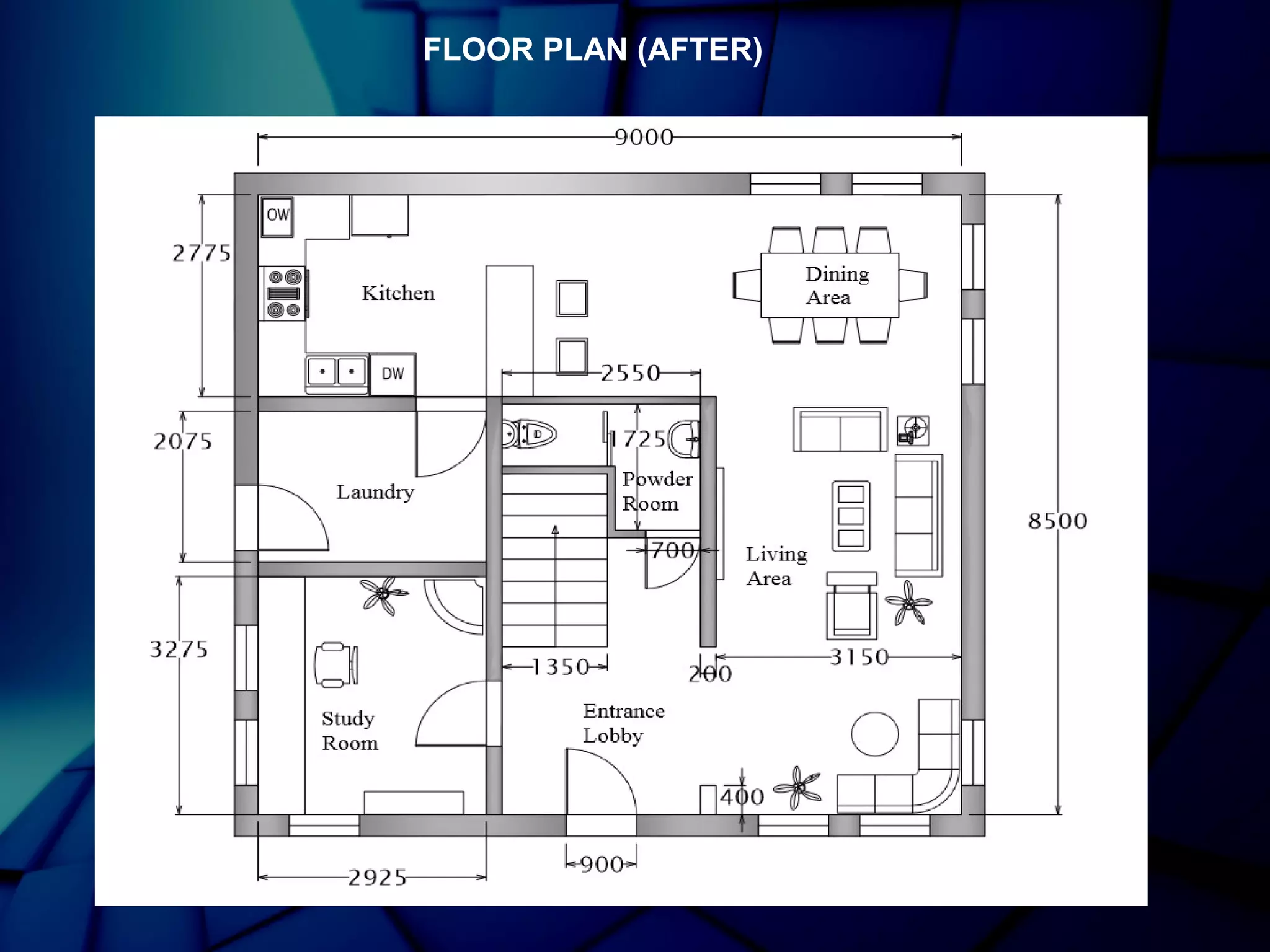 FLOOR PLAN (AFTER)
 