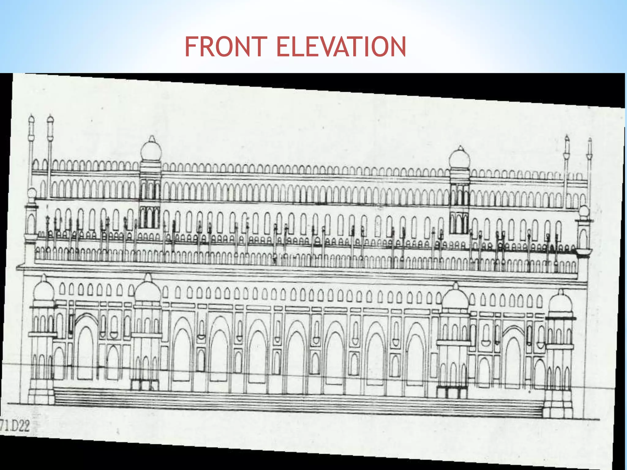 FRONT ELEVATION
 