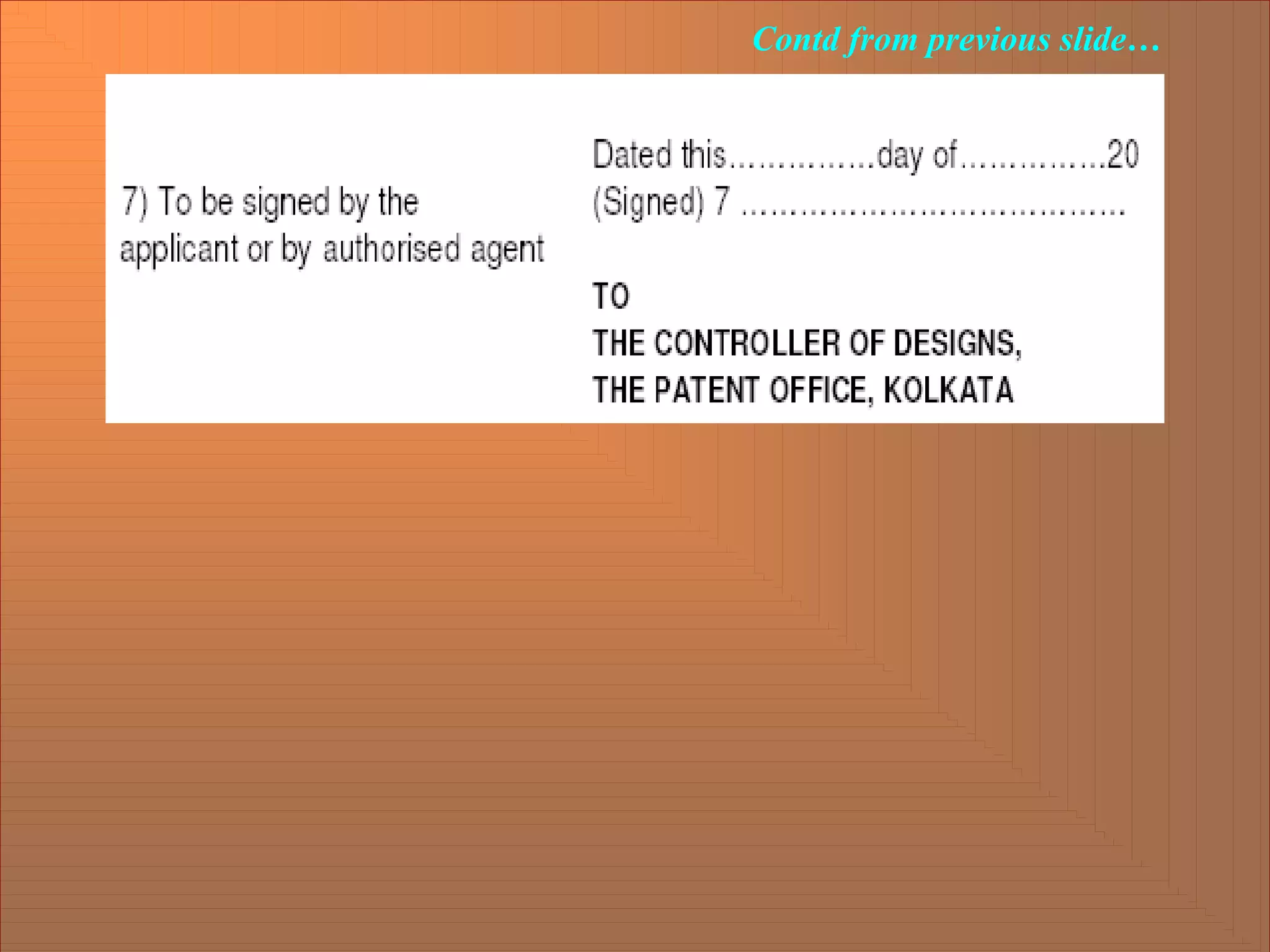 Contd from previous slide…
 