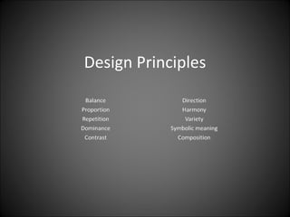 Design Principles 