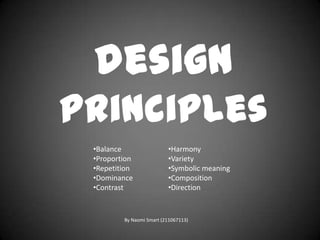 design principles ,[object Object]