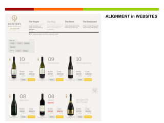 ALIGNMENT in WEBSITES
 