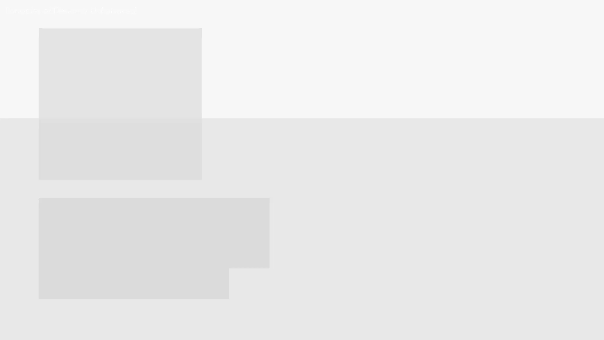 Principles of Design // Unbalanced
 