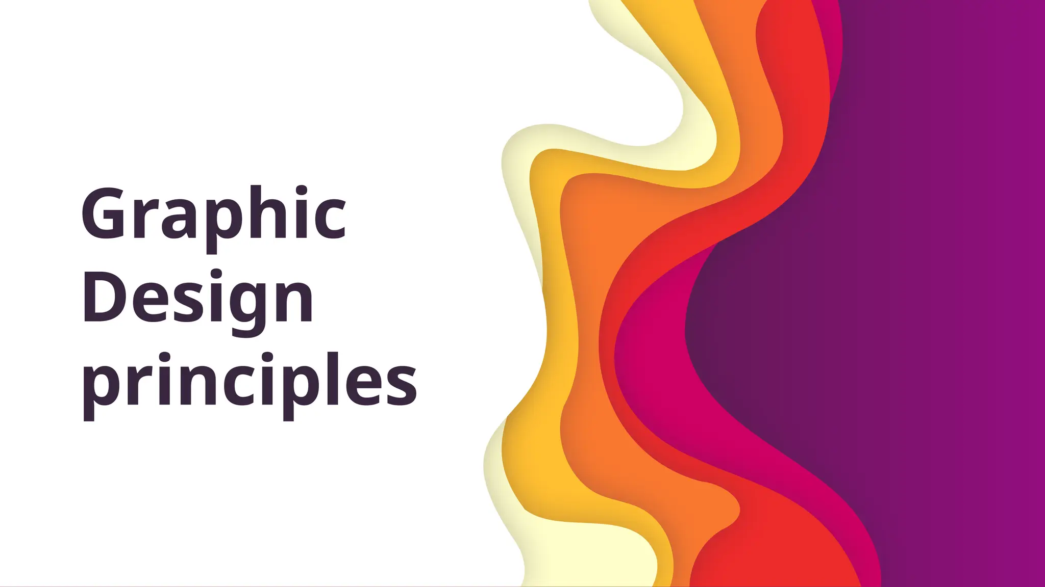 Graphic
Design
principles
 