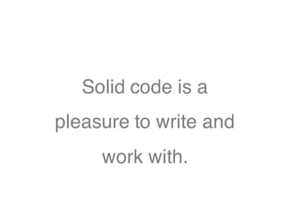 Design principles - SOLID