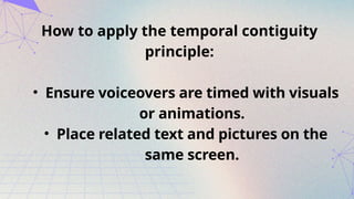 Design Principles for Multimedia Learning Resources | PPTX