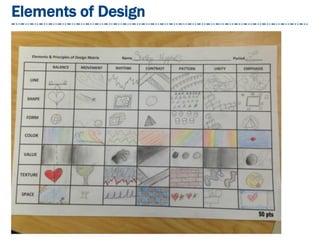 Elements of Design
 